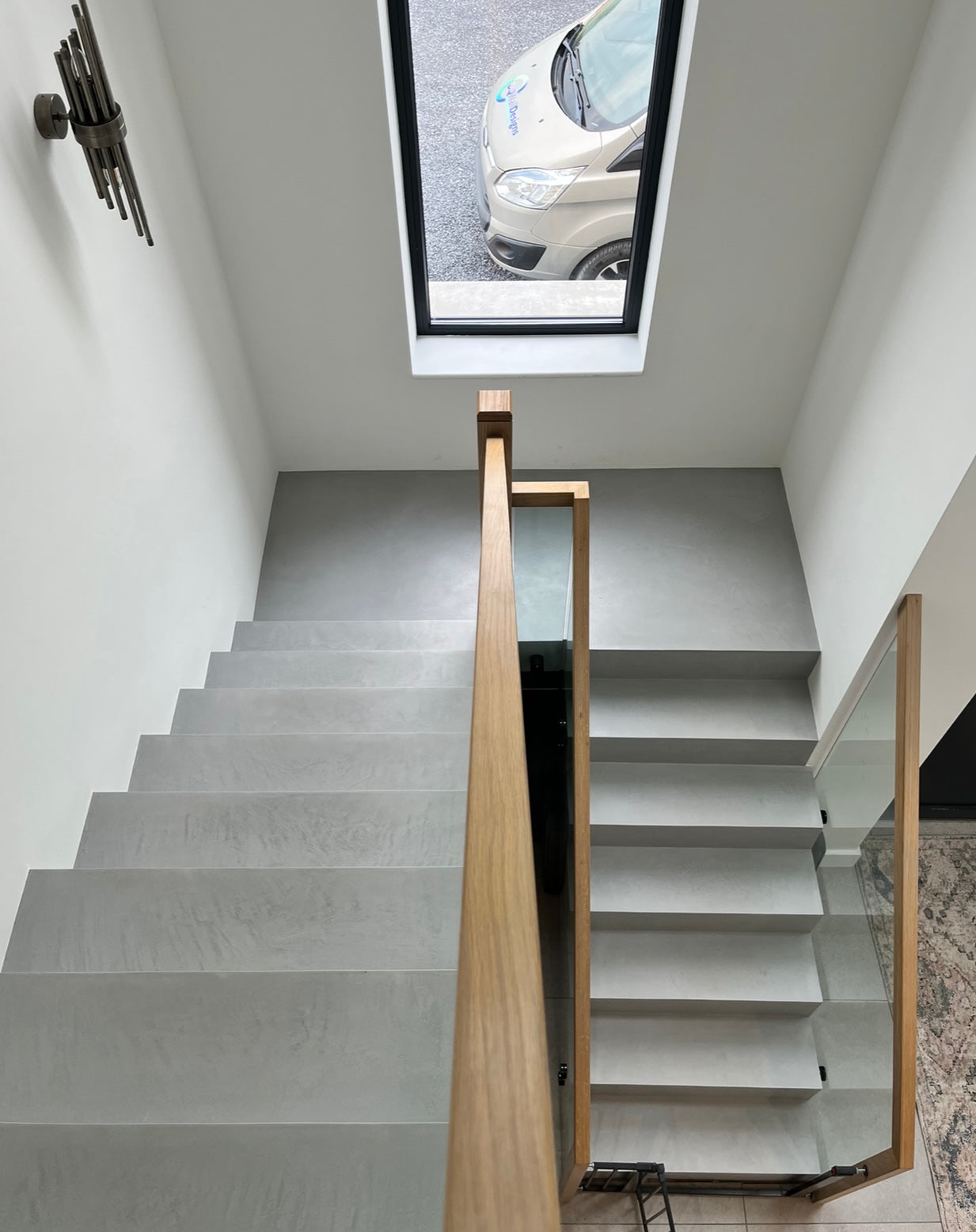 Applying Microcement on Stairs