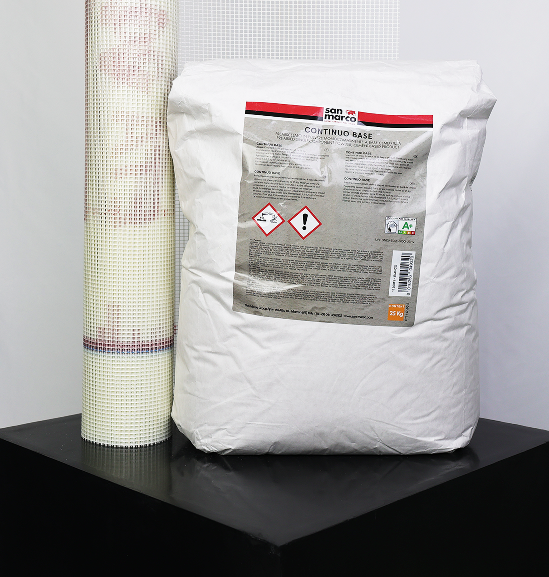 Continuo Anticrack System For Microcement - Hard wearing Cementitious basecoat for Microcement with Glass fibre Mesh
