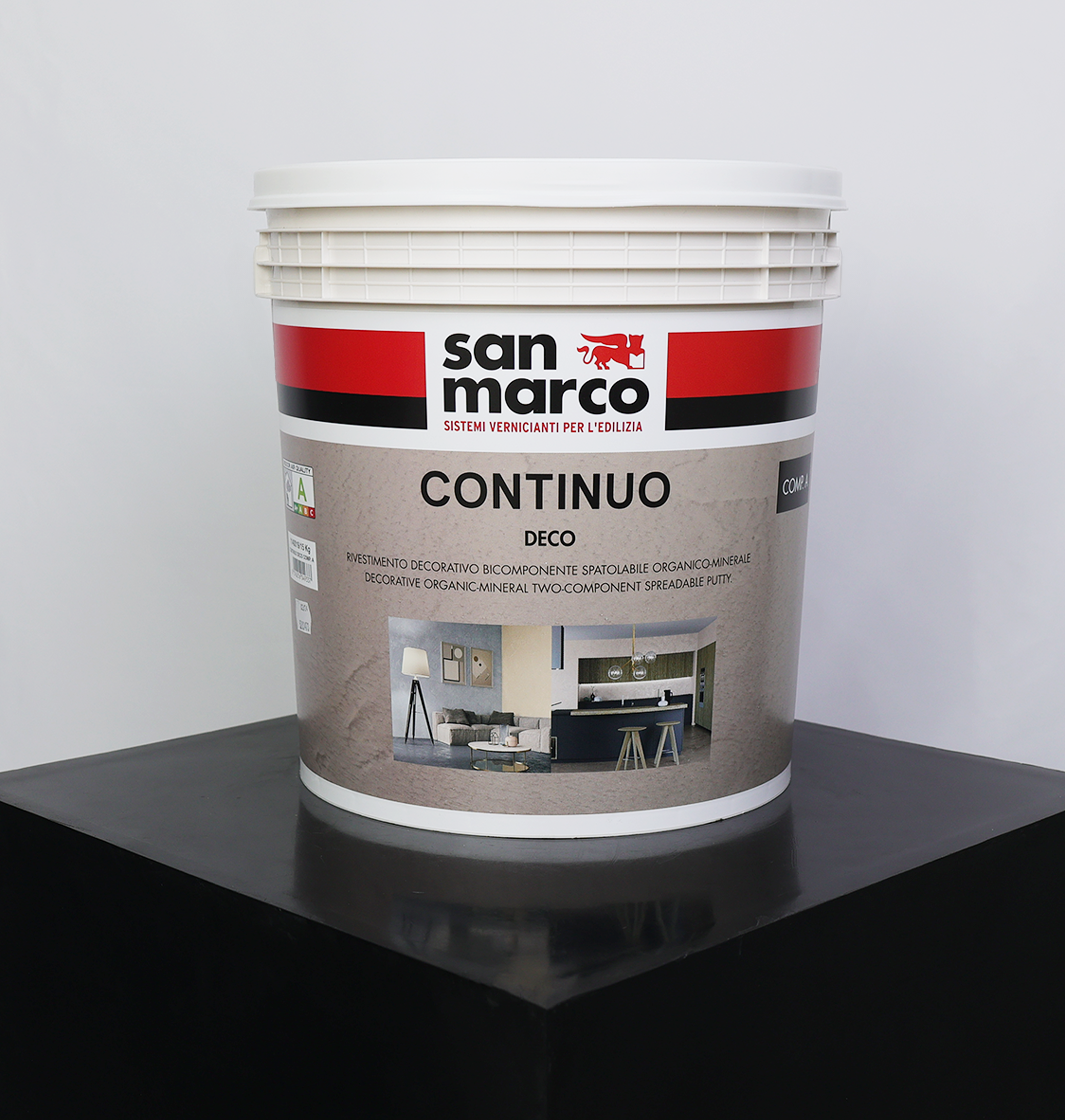 Continuo Deco Component A - Decorative Plaster For Microcement In Selected Colour (Requires Deco Component B)