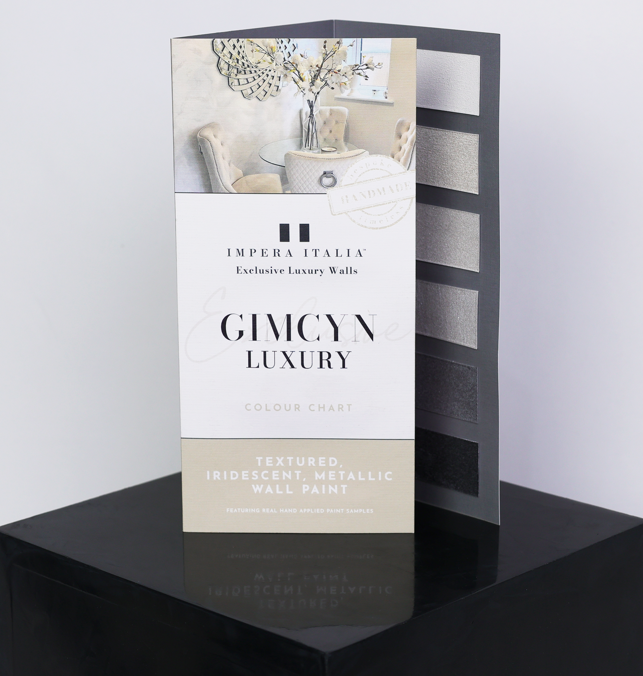 Gimcyn Luxury Colour Chart - Textured Iridescent Metallic Paint Colour Chart