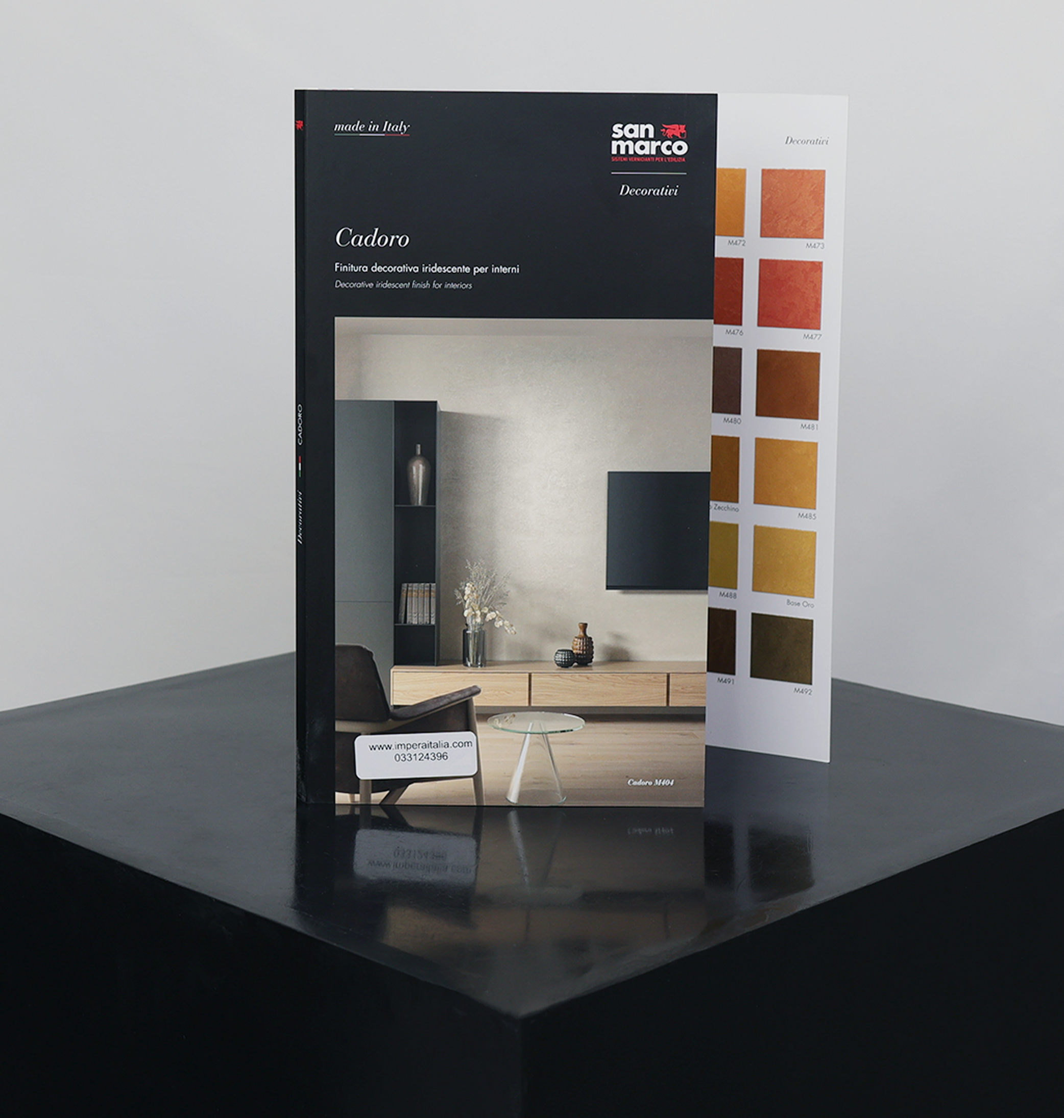 Cadoro Colour Chart - Smooth Iridescent Metallic Paint Colour Chart