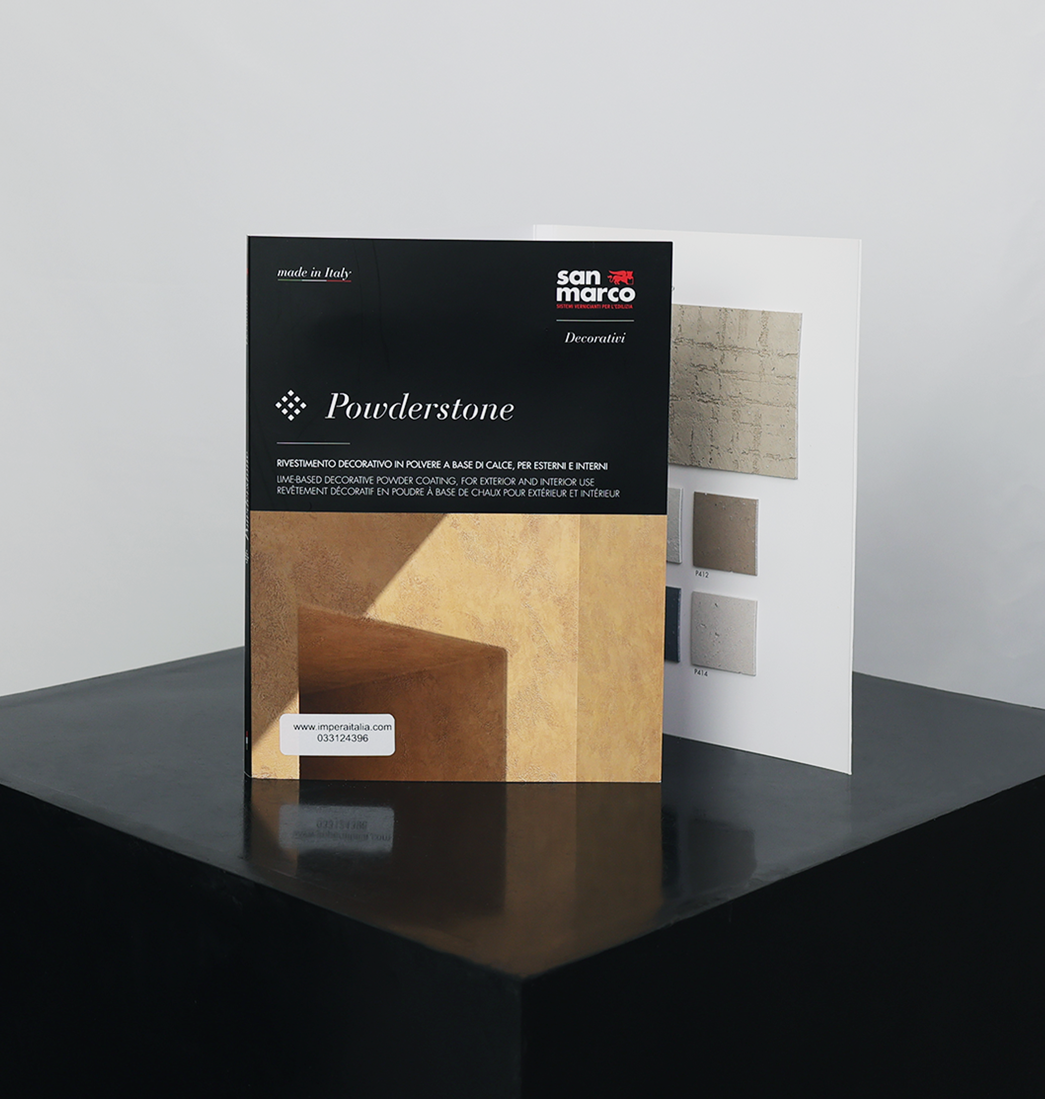 Powderstone Colour Chart - Ultra Large Grain Lime-Based Decorative Powdered Plaster Colour Chart