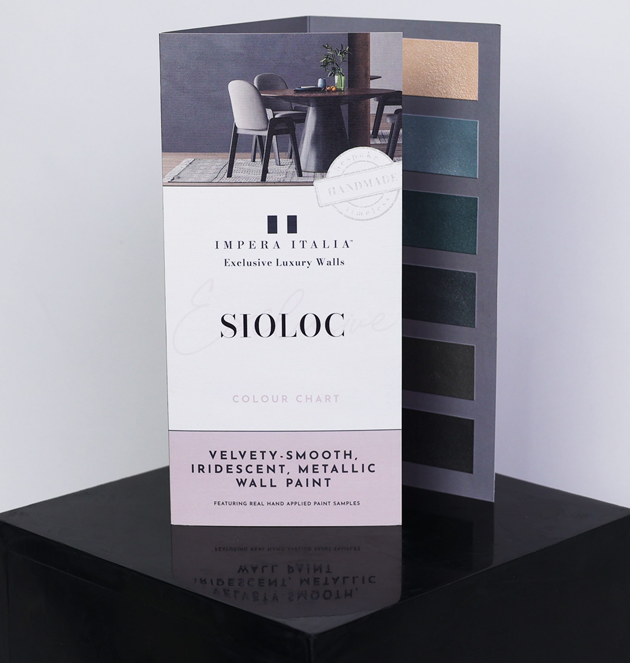 Sioloc Colour Chart - Smooth Pearly Metallic Paint Colour Chart