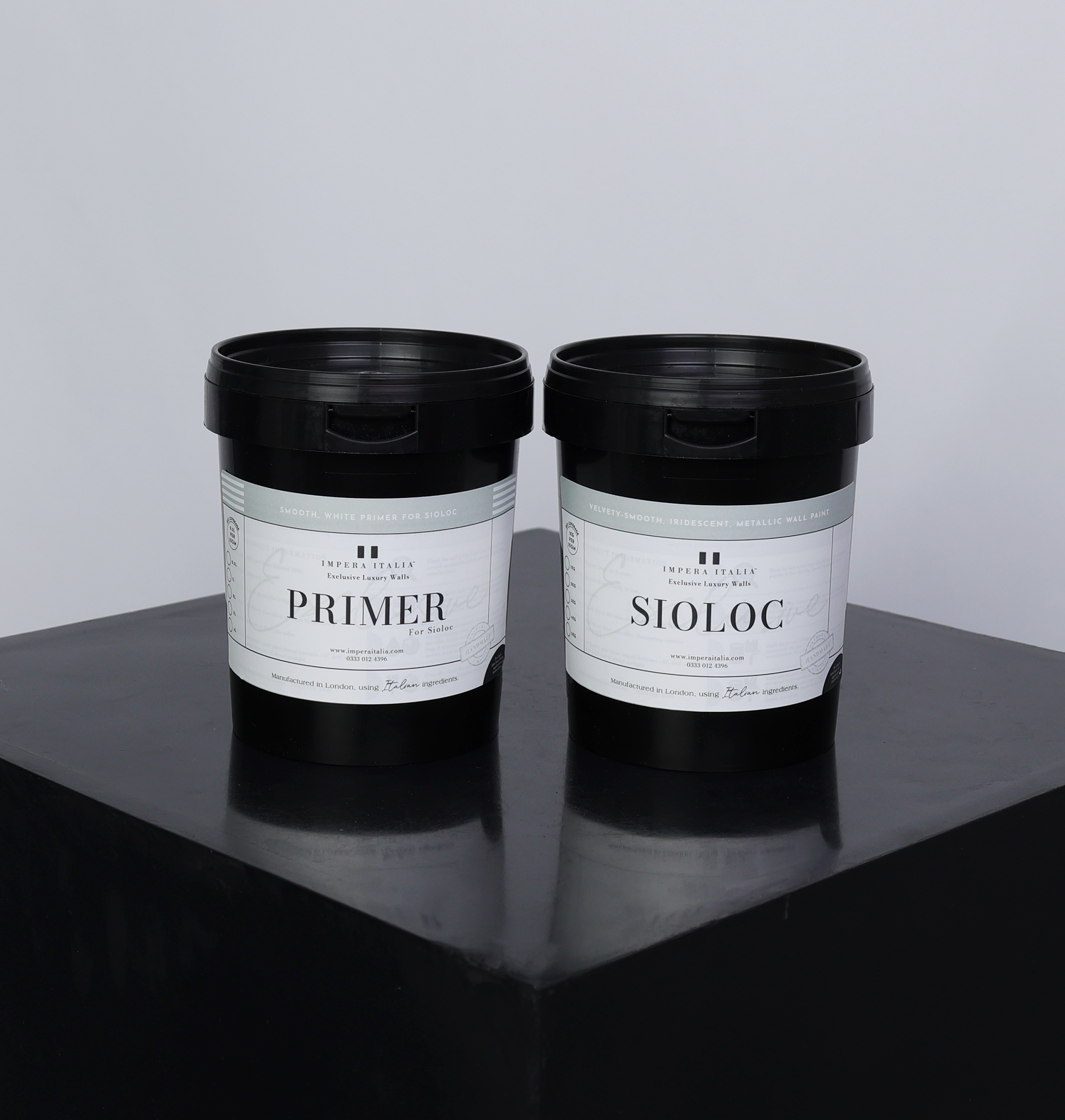 Sioloc Bundle - Smooth Pearly Metallic Paint & Primer Bundle For 5sqm